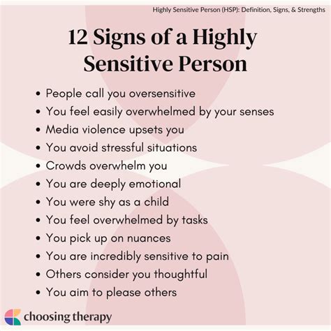 p h s c|symptoms of highly sensitive person.